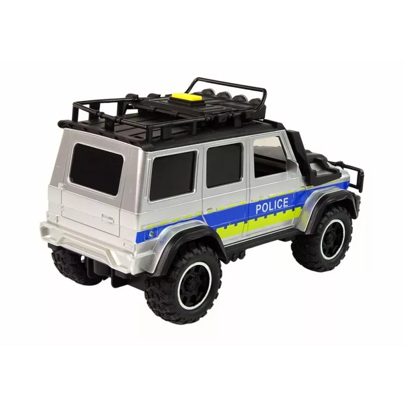 LEAN TOYS Off Road Police Car 1:14 Friction Drive