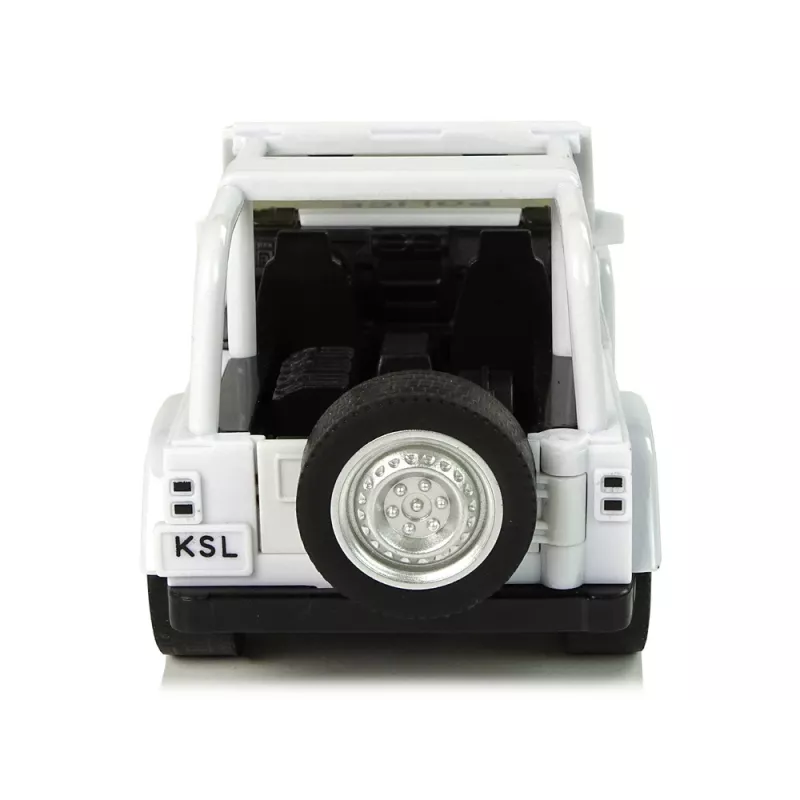 LEAN TOYS Off-Road Police Car White