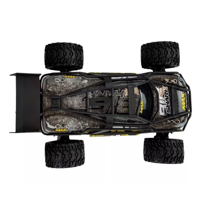 LEAN TOYS Off-Road Remote Controlled Brown & Yellow 2.4G 1:18 35 km/h Speed Control