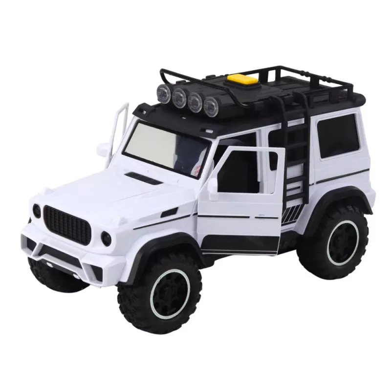 LEAN TOYS Off-road Vehicle with Horse Trailer, Figure, Lights, Sounds
