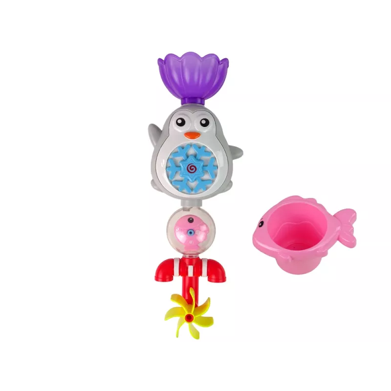 LEAN TOYS Penguin Bath Toy for Kids