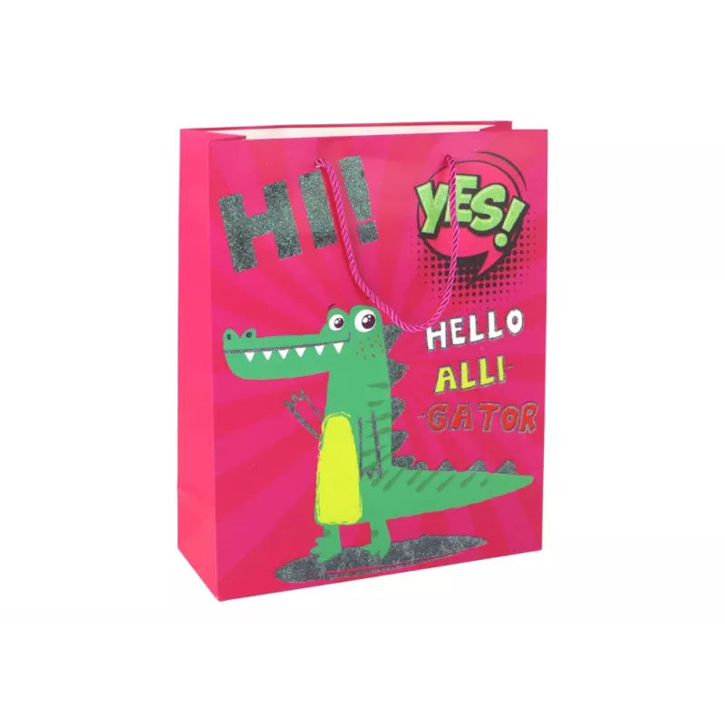LEAN TOYS Pink Paper Gift Bag 32cm x 26cm x 10cm