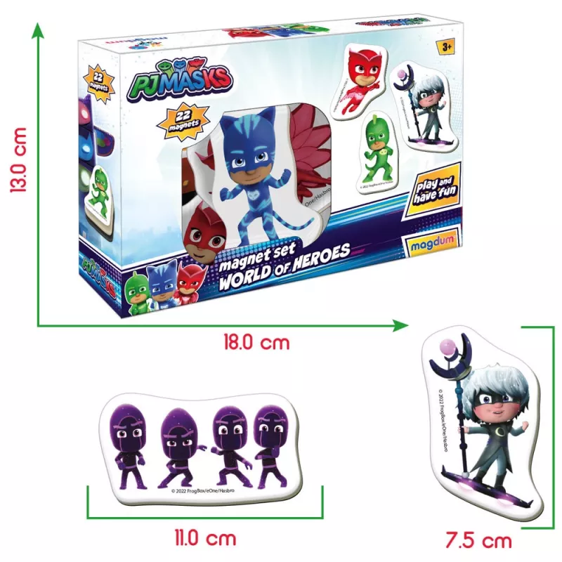 LEAN TOYS PJ Masks Magnet Set ME 5031-31