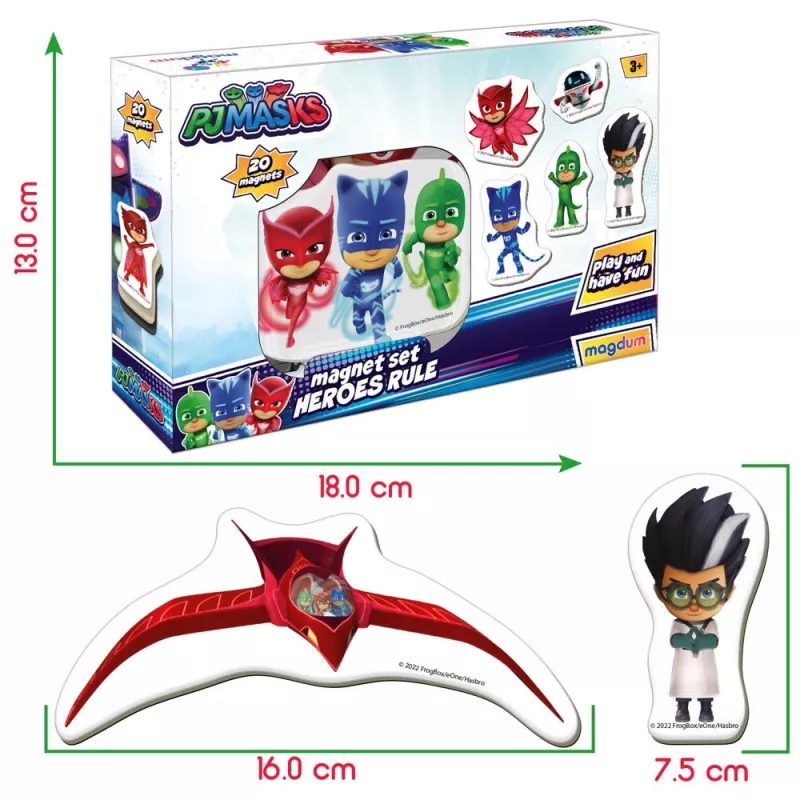 LEAN TOYS PJ Masks Magnet Set Pjmasks ME 5031-32