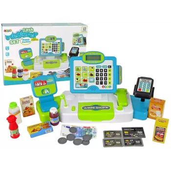 LEAN TOYS Plastic Cash Register for Children