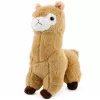 LEAN TOYS Plush Alpaca Llama Soft Toy - Cream, 28 cm, Cuddly Plush with Super Soft Fur
