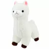 LEAN TOYS Plush Alpaca Soft White Fur 28 cm