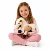 LEAN TOYS Plush Horse Plush Toy Mascot Cuddly Toy White 40cm x 37cm