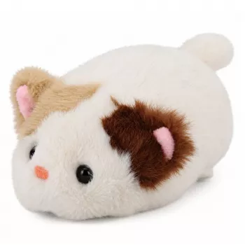LEAN TOYS Plush Kitten Mascot Cuddly Toy Soft Small White 16 cm