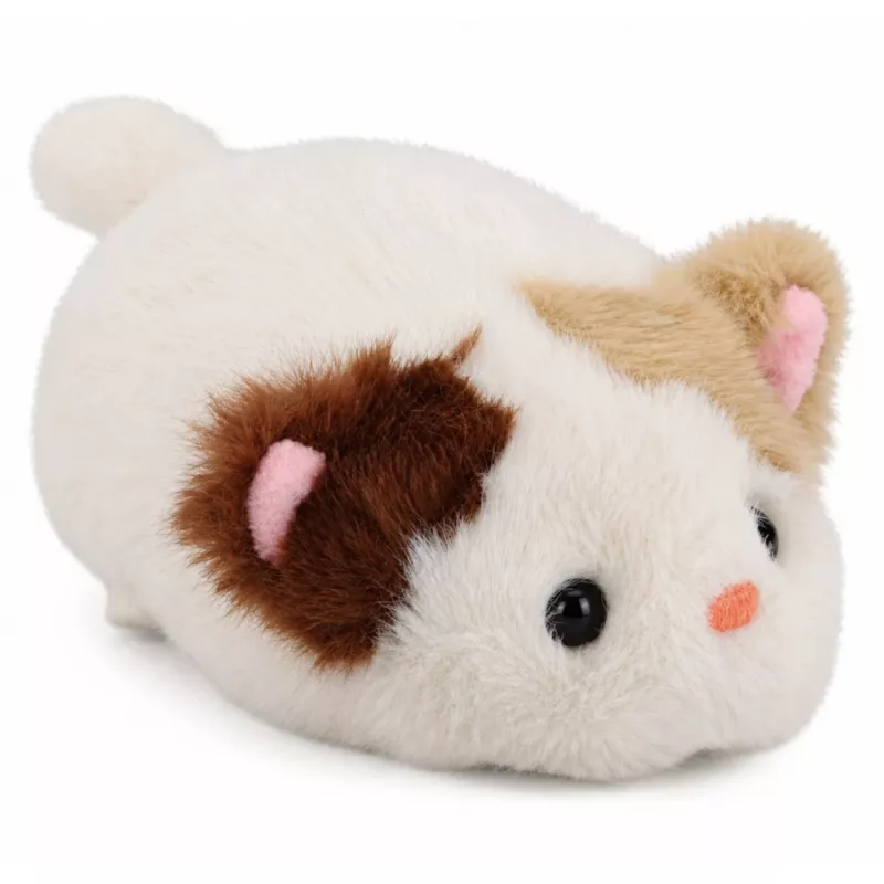 LEAN TOYS Plush Kitten Mascot Cuddly Toy Soft Small White 16 cm