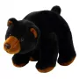 LEAN TOYS Plush Mascot Cuddly Toy Black Bear 28cm