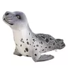 LEAN TOYS Plush Mascot Cuddly Toy Seal Gray 37cm