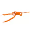 LEAN TOYS Plush Monkey with Baby Mascot, Orange with Sound 70 cm