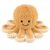 LEAN TOYS Plush Octopus with Elastic Tentacles, Beige 50 cm – Soft Cuddly Toy