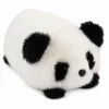 LEAN TOYS Plush Panda Animal Mascot Cuddly Toy Black and White 16 cm
