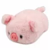 LEAN TOYS Plush Pig Mascot Soft Cuddly Toy Pink 16 cm