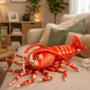 LEAN TOYS Plush Toy Cuddly Toy Large Shrimp Sea Animal 55 cm
