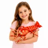 LEAN TOYS Plush Toy Cuddly Toy Large Shrimp Sea Animal 55 cm