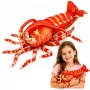 LEAN TOYS Plush Toy Cuddly Toy Large Shrimp Sea Animal 55 cm