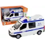 LEAN TOYS Police Car Drive Friction Sounds Light