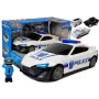 LEAN TOYS Police Car Storage Garage 2in1 Policeman Small Cars Sound Light