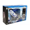 LEAN TOYS Police Folding Plane with Cars 1:64 with Lights and Sounds