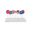 LEAN TOYS Police Folding Plane with Cars 1:64 with Lights and Sounds