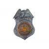 LEAN TOYS Police Gun Set Badge Navy Blue Sound Light Effects 37cm