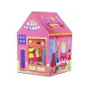 LEAN TOYS Princess Tent for Kids Beauty Salon Pink Accessories Crown