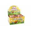 LEAN TOYS PU Football with Jojo Eraser for Bouncing, 6 cm, Orange