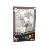 LEAN TOYS Puzzles to Colour 500 Pieces Fish Ocean