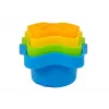 LEAN TOYS Pyramid Cups for Babies Asterisks