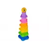 LEAN TOYS Pyramid Cups for Babies Asterisks