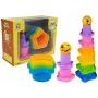 LEAN TOYS Pyramid Cups for Babies Asterisks