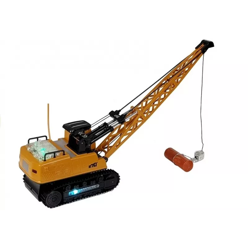 LEAN TOYS R/C Crane with Movable Arm and Lights