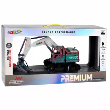 LEAN TOYS RC Crawler Excavator with Movable Arm and Lights 1:14