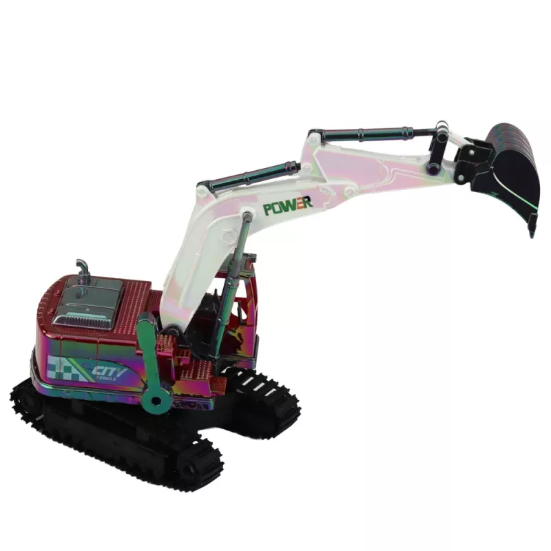 LEAN TOYS RC Crawler Excavator with Movable Arm and Lights 1:14