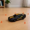 LEAN TOYS RC Drift Sports Car 1:43 4WD with Interchangeable Body, Black