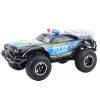 LEAN TOYS RC Off-Road Police Car 1:8 Black