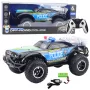 LEAN TOYS RC Off-Road Police Car 1:8 Black