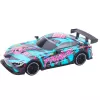 LEAN TOYS RC Racing Car with Illuminated Turquoise Body 1:16 Scale 2.4 GHz Remote Control