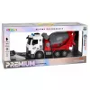 LEAN TOYS RC Remote Controlled Concrete Mixer Truck with Moving Drum and Lights 1:14