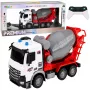 LEAN TOYS RC Remote Controlled Concrete Mixer Truck with Moving Drum and Lights 1:14
