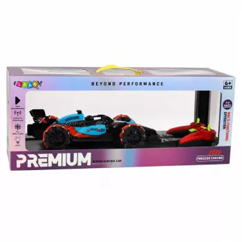 LEAN TOYS RC Sports Remote Controlled Racer Drift Maneuvers Lights Sounds 1:14