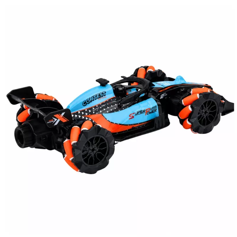 LEAN TOYS RC Sports Remote Controlled Racer Drift Maneuvers Lights Sounds 1:14