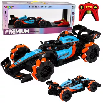 LEAN TOYS RC Sports Remote Controlled Racer Drift Maneuvers Lights Sounds 1:14
