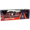 LEAN TOYS Remote Control Fire Truck 2.4G with Lights and Sounds Red