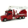 LEAN TOYS Remote Control Fire Truck 2.4G with Lights and Sounds Red