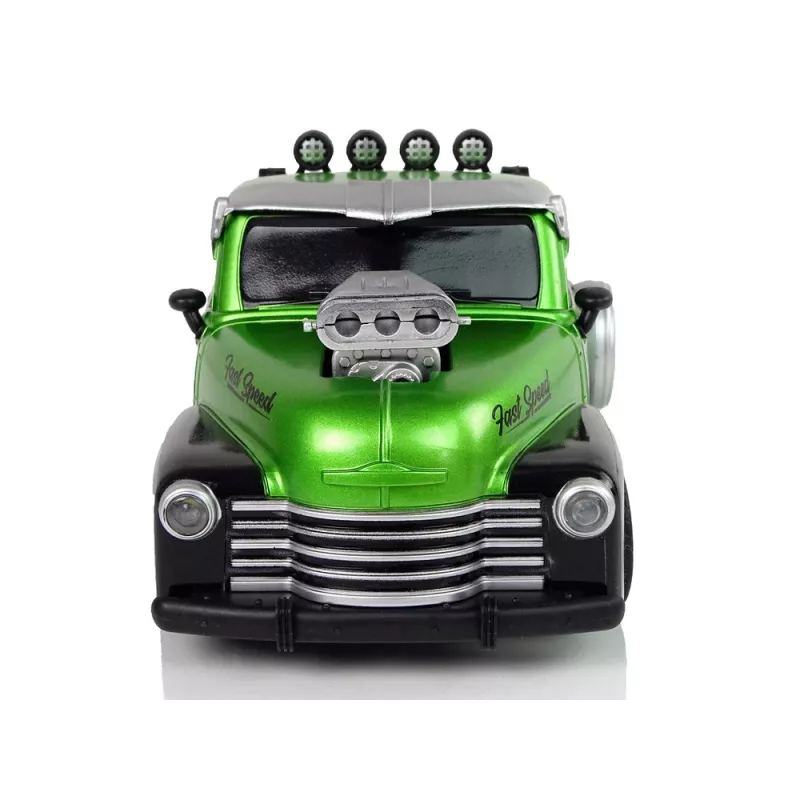 LEAN TOYS Remote Controlled 1:18 Green Pick-up Truck