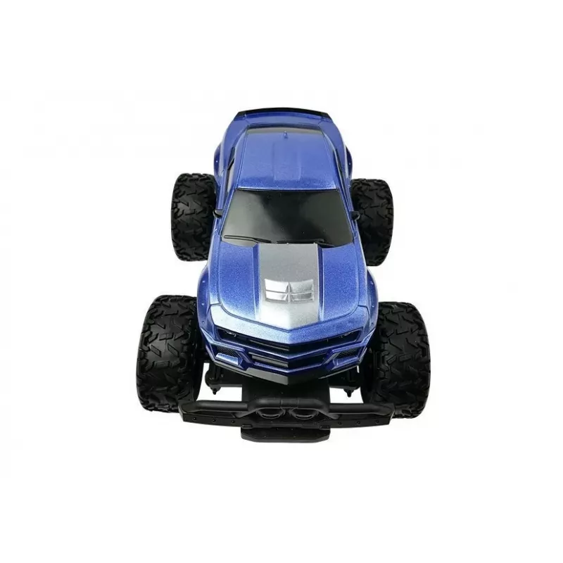 LEAN TOYS Remote Controlled Car Off-road R/C Blue High Wheels
